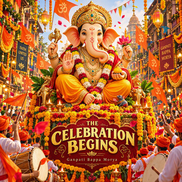 Ganpati Bappa Morya &ndash; Divine Blessings & Happy Ganesh Chaturthi