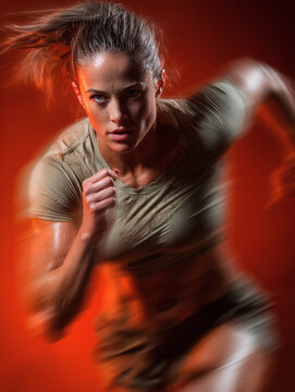 Mujer corriendo