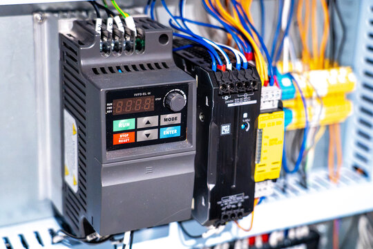 Industrial control panel with variable frequency drive