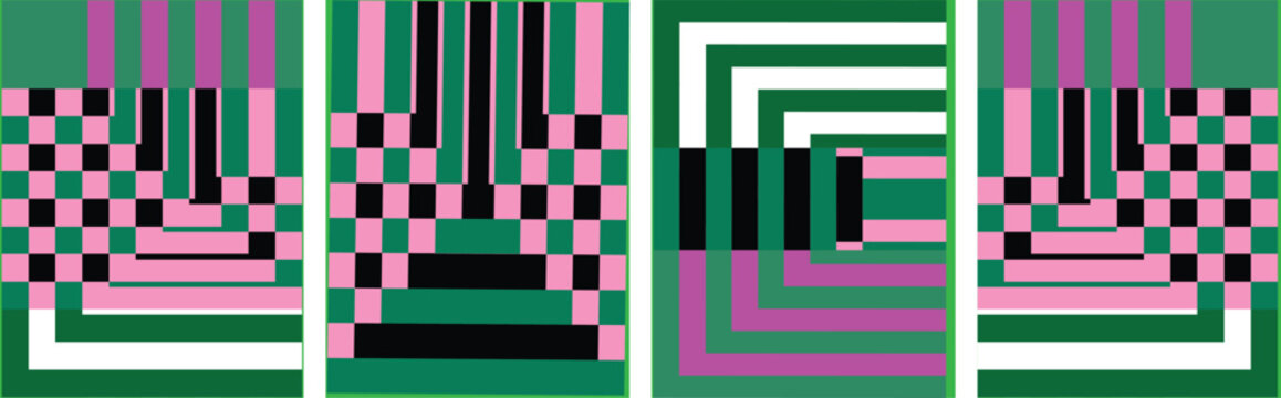 abstract background with barcode