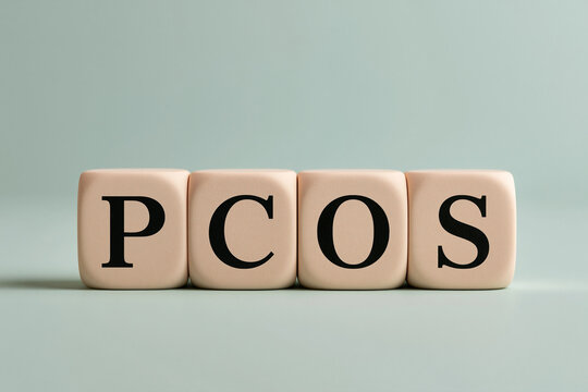 PCOS（多嚢胞性卵巣症候群）の文字ブロック