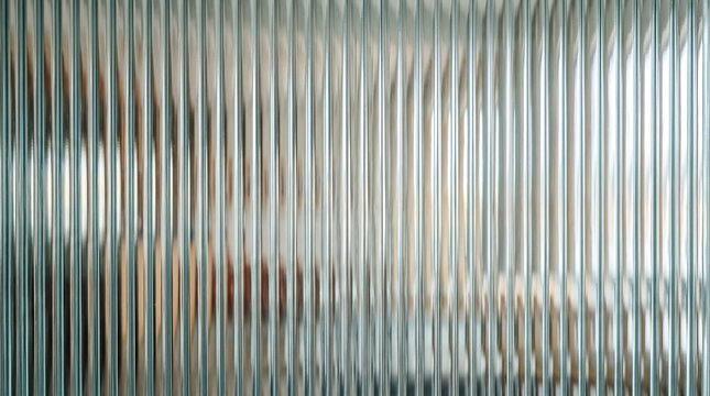 Fluted Ribbed Glass Texture Background Pattern