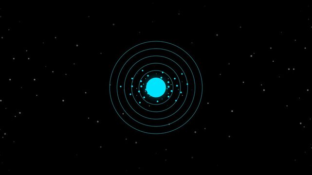 Red Plasma Cyber Core Motion Loop