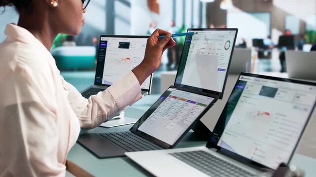 Risk Manager Reviews Compliance Dashboard