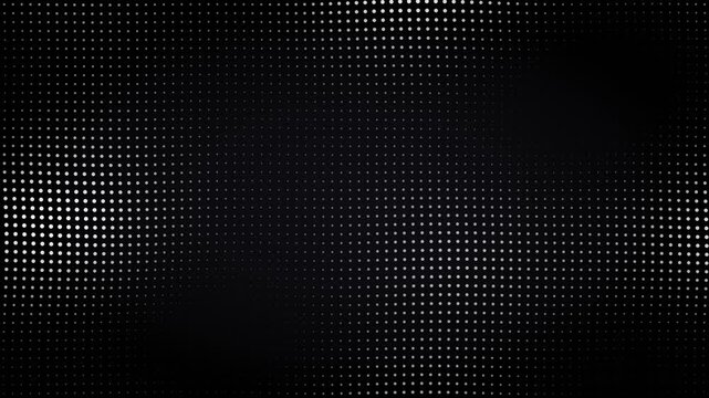 Abstract monochrome pattern featuring a grid of varying square pixel shapes