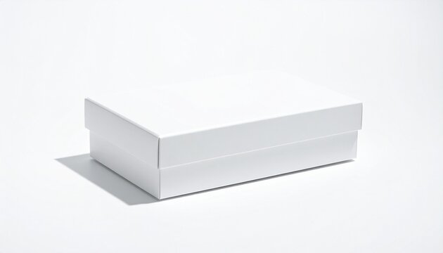 White box isolated on white background
