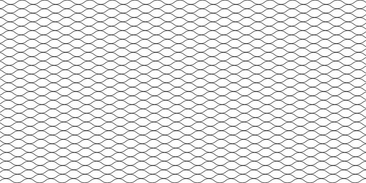 Mesh texture for fishing nets. Seamless pattern for sportswear or soccer goal, volleyball net, basketball hoop, hockey, athletics. Abstract net background for sports