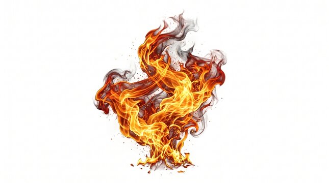 Flickering flames creating a mesmerizing interplay between radiant light and mysterious shadows