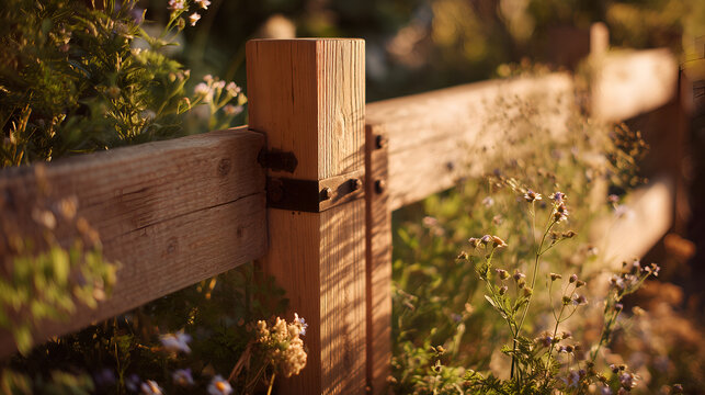 Close-up details of wooden, woven, and decorative fences. Textures, craftsmanship, and design elements for unique boundaries.