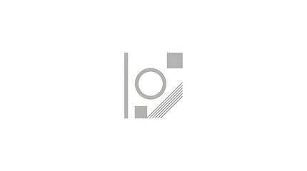 Obraz premium Minimalist abstract mockup background featuring clean geometric line art elements on a simple white surface for creative design projects