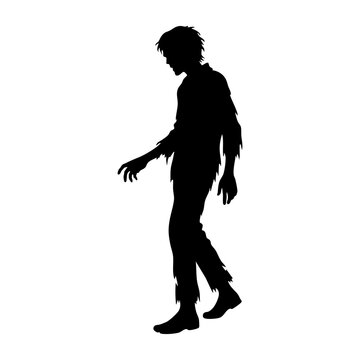 zombie vector silhouette