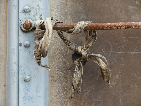 socks hanging on a rope