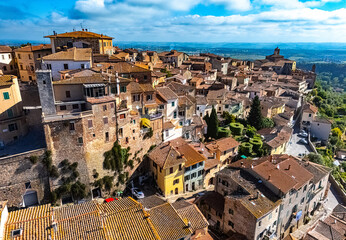 Obraz premium Chianciano Terme, in the province of Siena,Tuscany, Italy