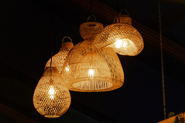 Warm Ambient Lights in a Cozy Bar Interior © Alen