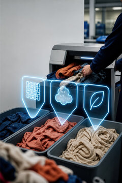 Textile Fiber Sorting for Circular Fashion Recycling Material Recovery and Sustainable Manufacturing