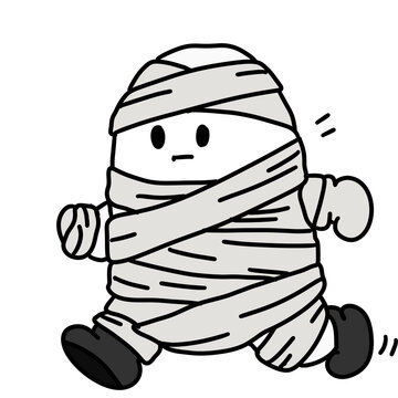 halloween spooky season mummy