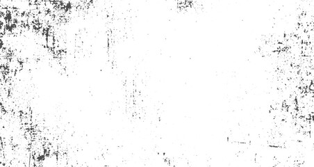 Obraz premium Abstract Gray Dot Texture, Scattered Grunge Particles on Clean White Background.