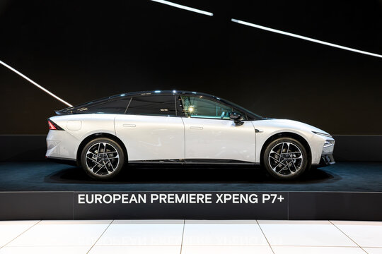 XPENG P7+ smart electric fastback sedan car 