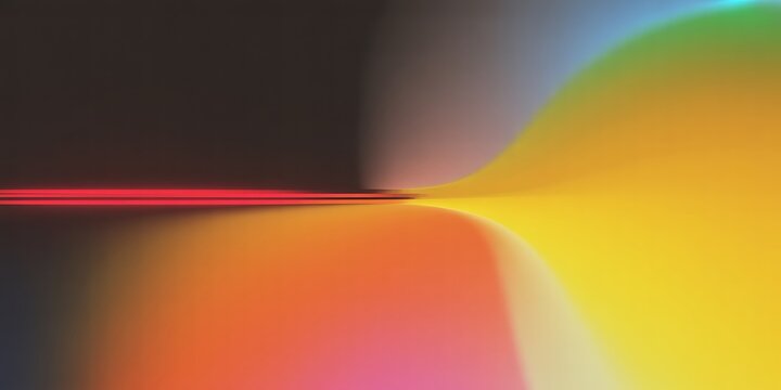 Vibrant abstract image with colorful gradient and light effects