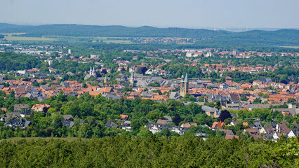Blick vom Maltermeisterturm auf Goslar, Panorama, Stadtansicht © Birgit Puck