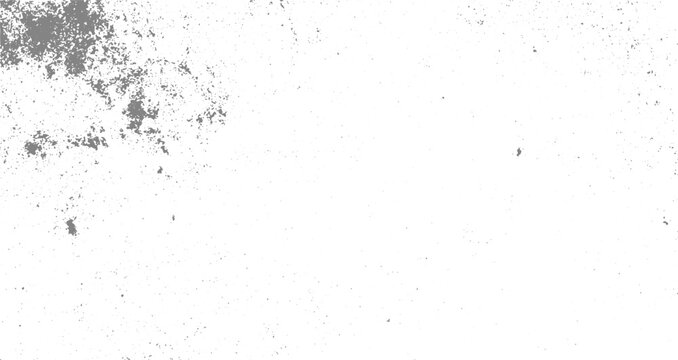 Distressed Concrete Grunge Texture, Retro Overlay Isolated on Transparent Background.