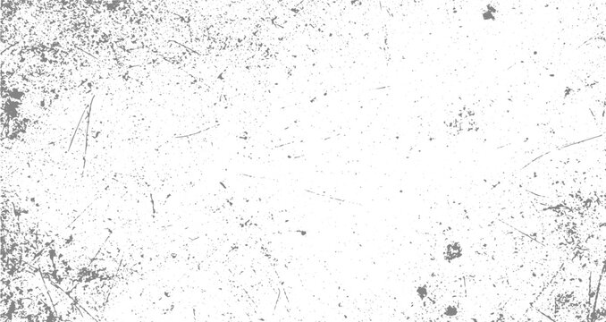 Vintage Concrete Texture Overlay, Rough Grunge Surface with Transparent Background.