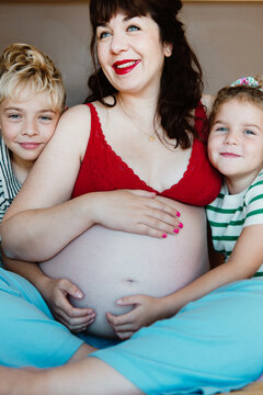 Beautiful motherhood portrait