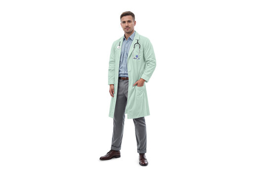 Doctor Clothing Mockup for Commercial Branding and Product Advertising