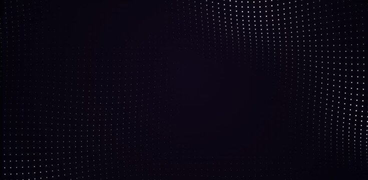 Abstract dark background featuring a subtle purple dotted pixel pattern
