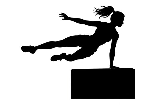 a person doing parcour