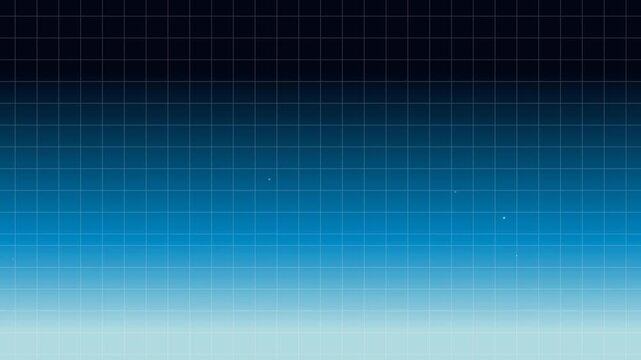 Blue techonlogy background with white wireframe pattern seamless looping animation 4k and subtle particle.