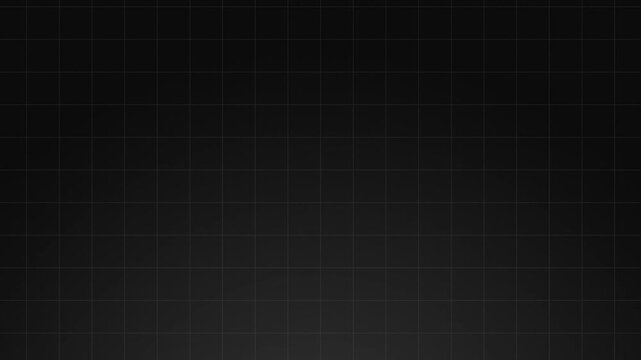 Grainy Black gradient background with wireframe grid animation. for technology, science and digital project.