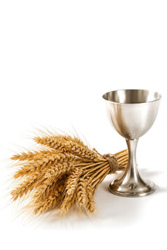 Chalice with Wheat &ndash; Eucharist and Holy Communion