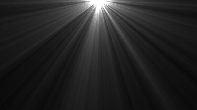 Abstract white light rays overlay, glowing sunbeam background, effect, cinematic lens, flare animation for, motion and visual transitions