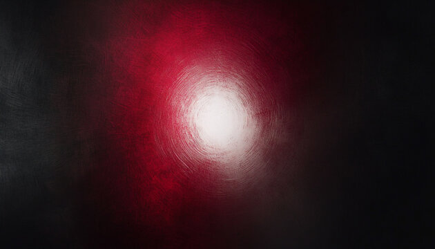 Close-up of a red reflective surface with light glare and textured background