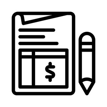 proposal icon line icon