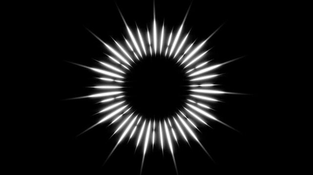 Cartoon fireworks celebration with explosion, boom and burst, featuring circular lines, sparkle, shine, click, hit and splash motion, enhanced by festive flash, magic, energy and glow
