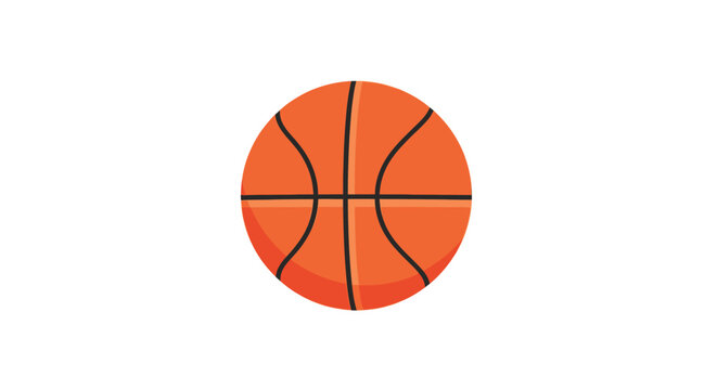 Orange Basketball Ball Sports Equipment.