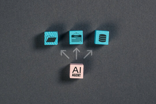 AI agent orchestrating workflow across files, calendar and database tools