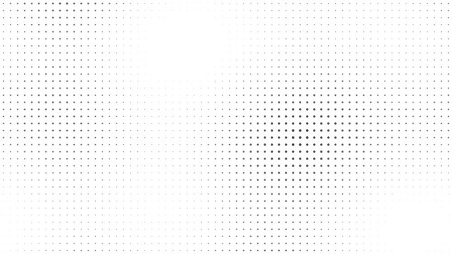 Minimalist cluster of small dark gray dots on a clean white background
