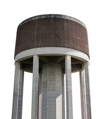 Isolated Concrete Water Tower © Mr Doomits
