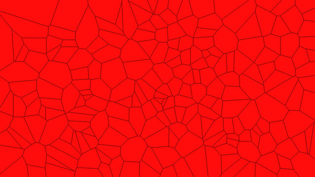Abstract red background with geometric polygon pattern