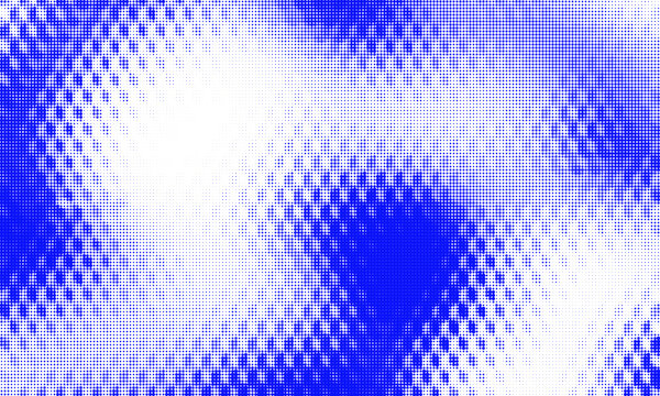 Blue halftone dots pattern texture