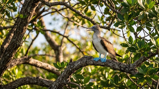 Blue footed booby