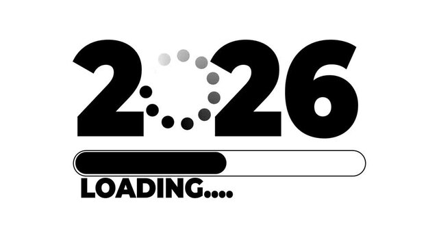 Happy new year 2026. Change of year from 2025 to 2026. New year is almost here. Grid background 2026. New year is almost here.