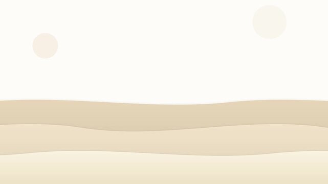 sandy beige natural wave vector animation overlay graphics