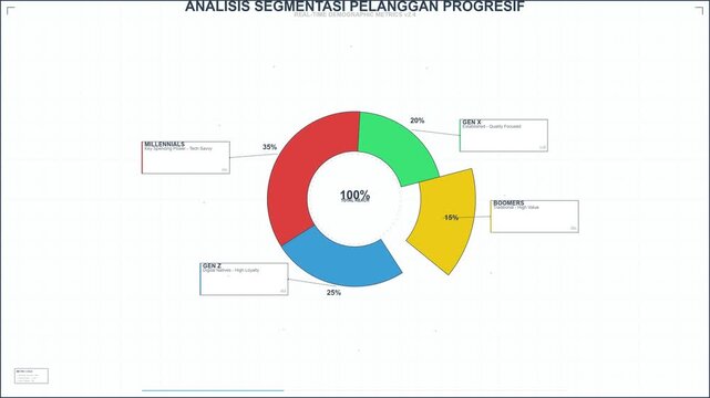 Progressive Customer Segmentation Chart Animation