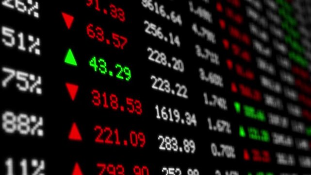 Stock ticker - background loop