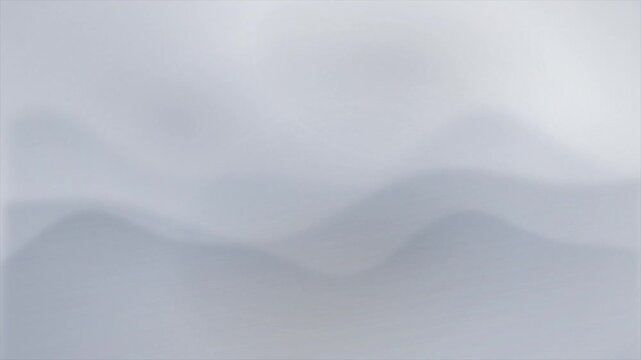 Soft Grey Blue Fog Swell over Rounded Misty Hills Dreamy Overcast Abstract Background Seamless Loop