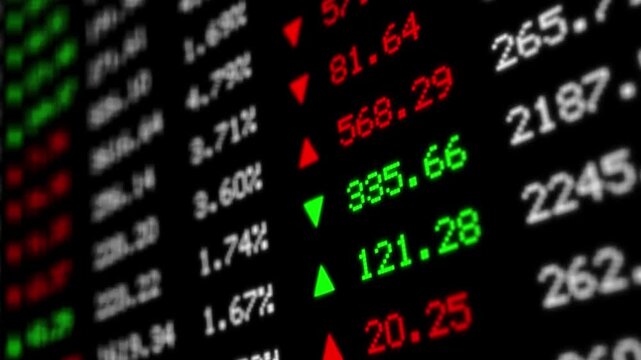 Stock ticker - background loop